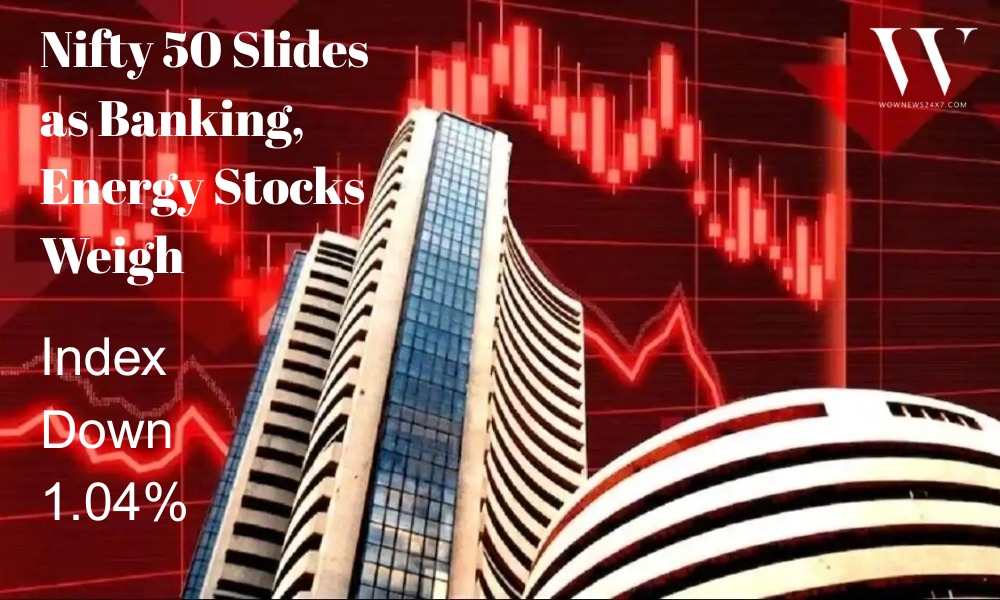Nifty 50 Retreats: Index Closes 1.04% Down Amid Dollar Strength and Oil Worries