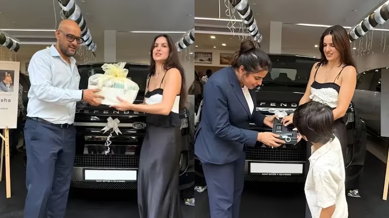 Luxury Parenting: Hardik Pandya Surprises Son Agastya With Land Rover Defender
