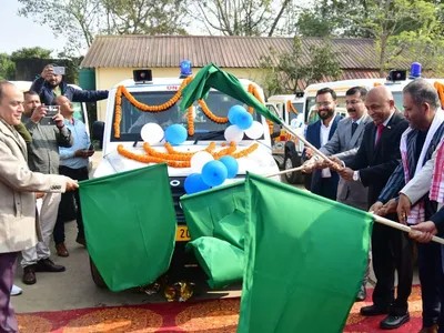 65 New Ambulances Deployed by ONGC to Strengthen Healthcare in Assam