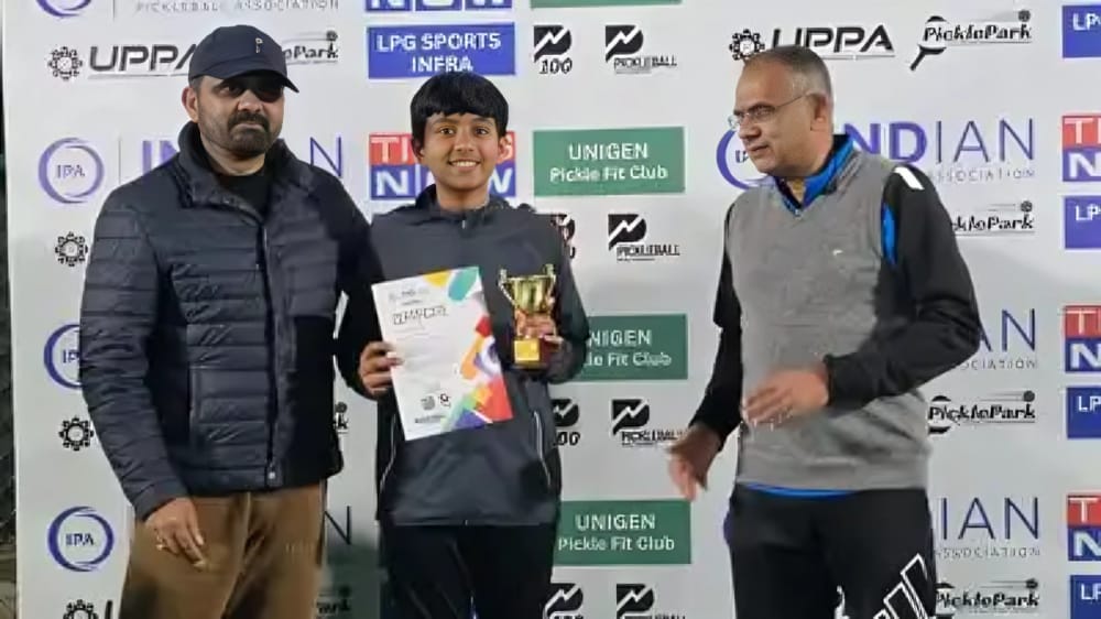 Young Pickleball Prodigy Ansh Agarwal Smashes to Glory in Lucknow Open 2026 U14 Final