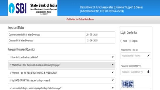 SBI Clerk Mains 2025: Admit Card Live, Exam Date Announced – Download Now!