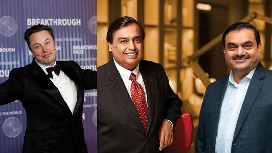 Musk’s Fortune Towers Over Ambani & Adani: Net Worth Now 4x Higher