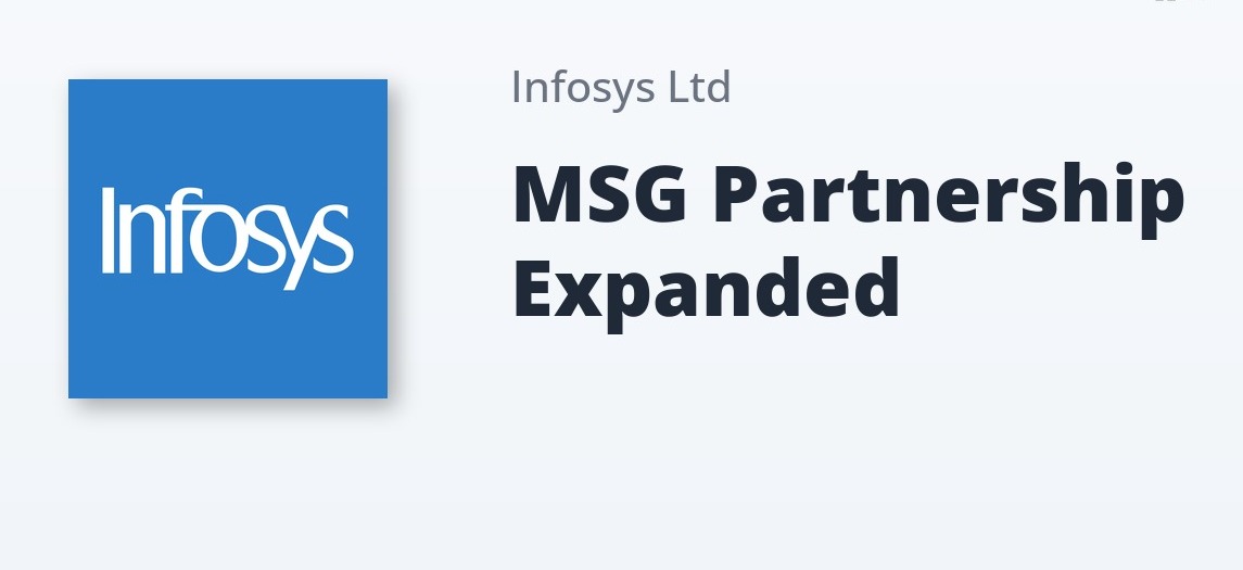 Infosys & MSG Elevate Fan Experience: Renewed Partnership Renames Theater at Madison Square Garden