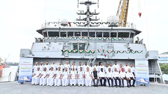 INS Nistar Commissioned In Visakhapatnam, Boosts India’s Deep-Sea Rescue Capabilities