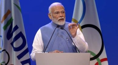 India’s Olympic Dream in Motion: Modi Vows to Sprint Towards Sporting Supremacy by 2036