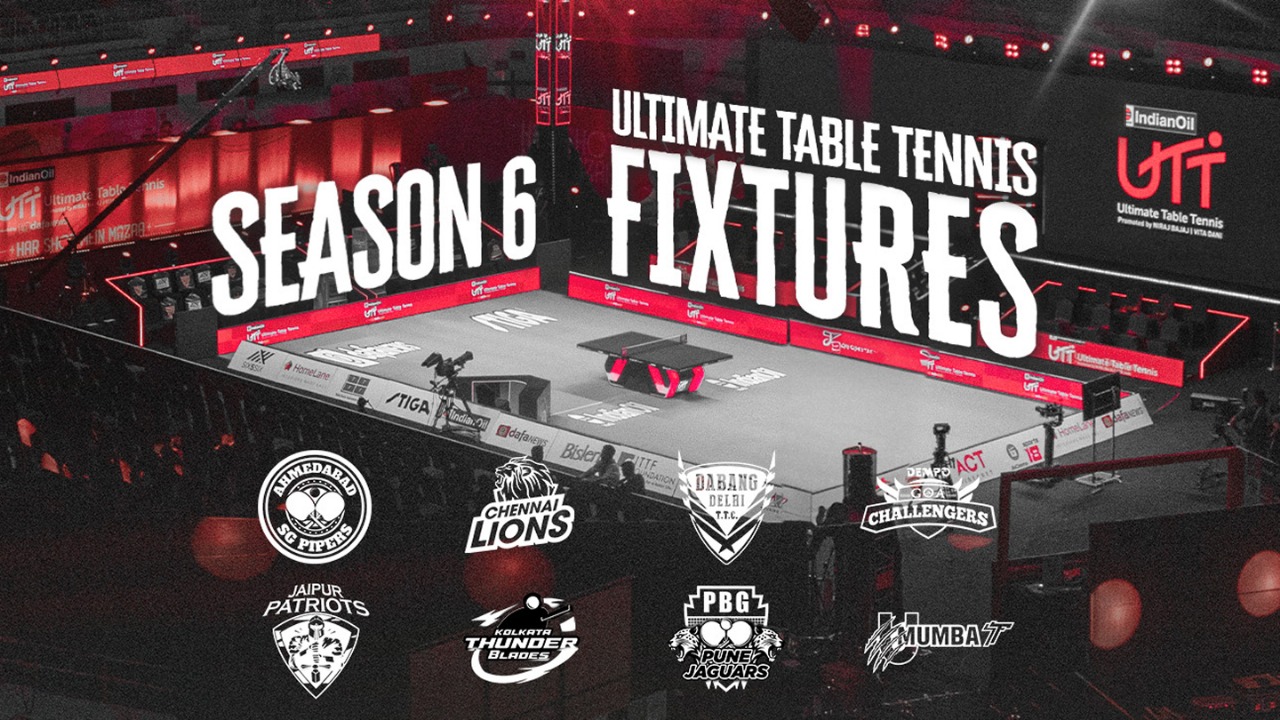 Kolkata ThunderBlades Set for Ultimate Table Tennis Debut Against Chennai Lions