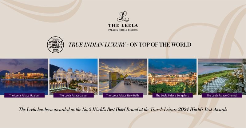 The Leela Shines Bright: Wins Travel + Leisure Global Vision Award 2025