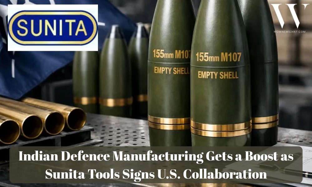 Sunita Tools Strengthens India’s Defence Supply Chain with U.S. Collaboration on M107 Shells