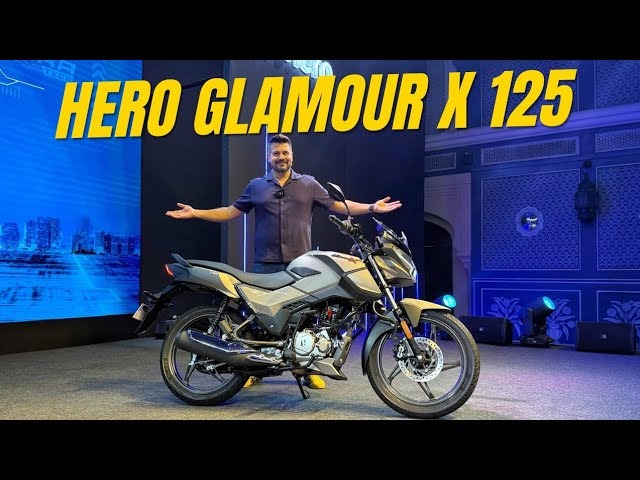 Hero Glamour X 125 Roars In With Cruise Control And Ride Modes