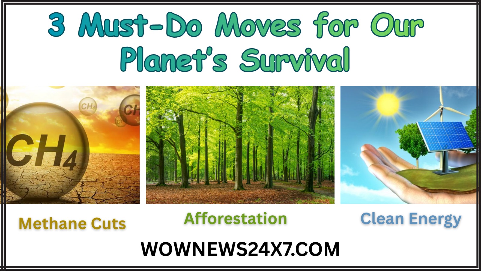 Fast-Tracking Climate Resilience: Why Forests, Methane Cuts, and Clean Energy Matter Now More Than Ever