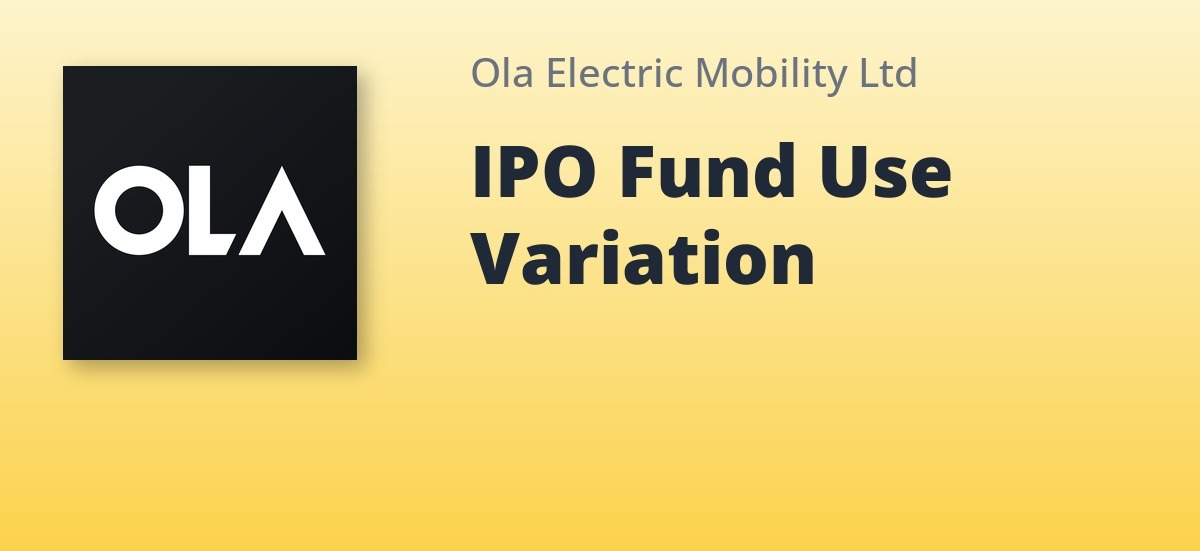 Ola Electric Approves Modification In IPO Proceeds Utilization Timeline