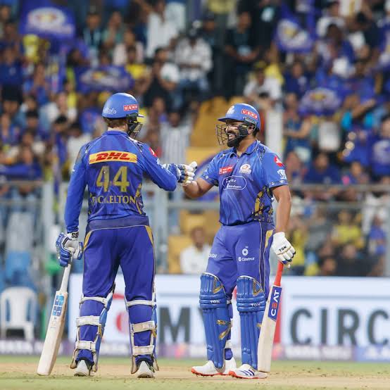 Mumbai Indians Post Mammoth 217/2 Against Rivals in Power-Packed Show
