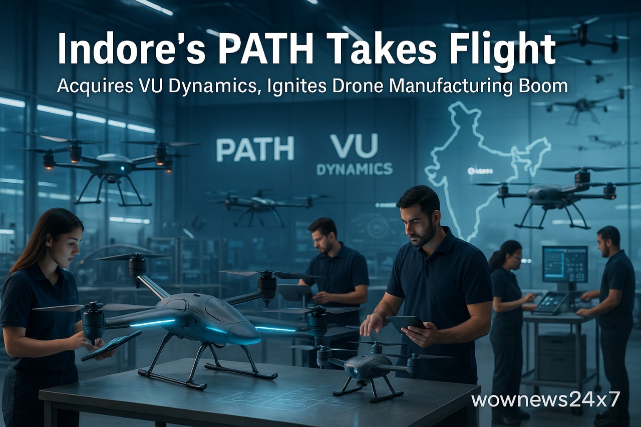 Indore’s PATH (Prakash Asphaltings & Toll Highways (India) Ltd)  Takes Flight-Acquires VU Dynamics, Ignites Drone Manufacturing Boom