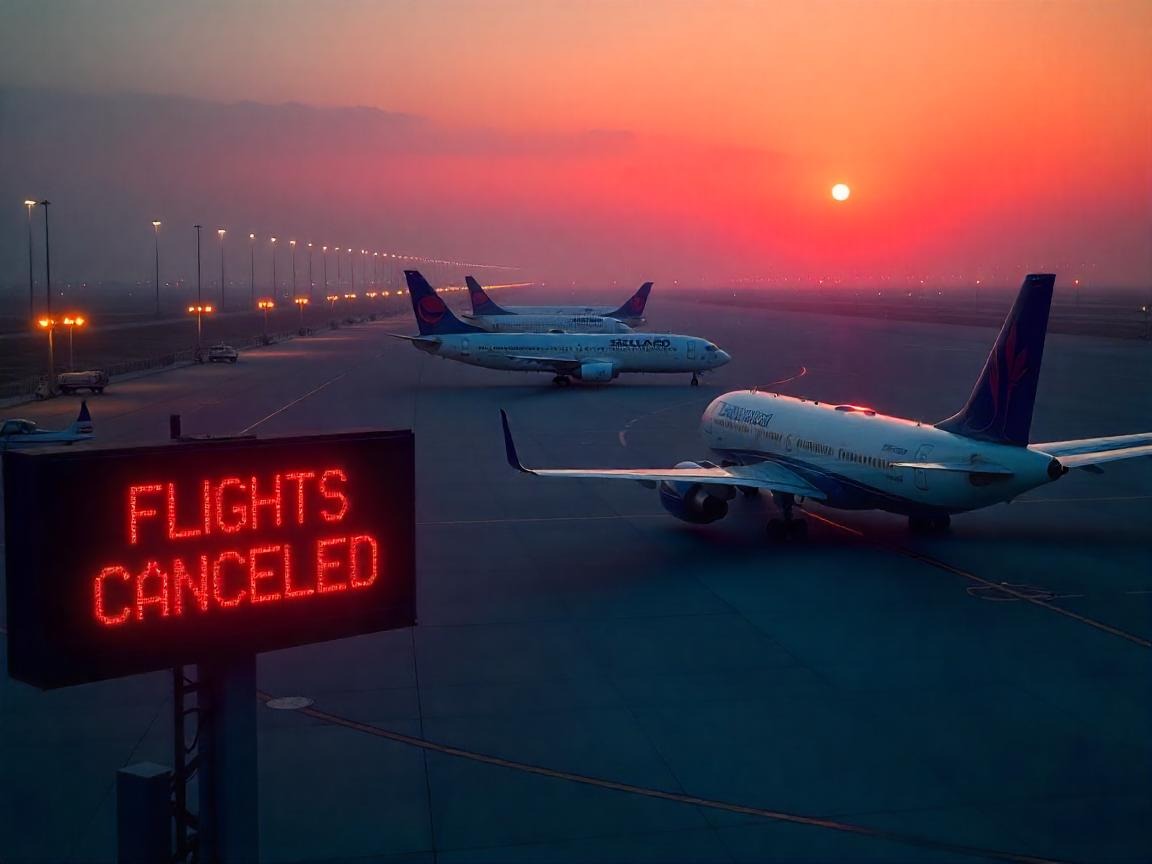Gulf Aviation Grounded: UAE Airspace Closed, Airlines Scramble to Reroute