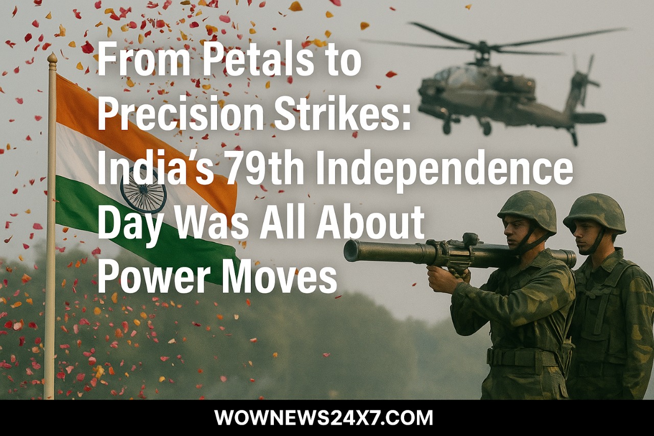 From Petals to Precision Strikes: India’s  79th Independence Day Was All About Power Moves