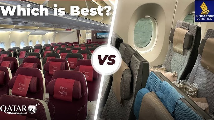 Sky High Showdown: Qatar Airways vs Singapore Airlines in the Business-Class Arena