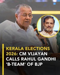 Kerala’s Political Chessboard: Vijayan Calls Gandhi BJP’s Ally In Disguise