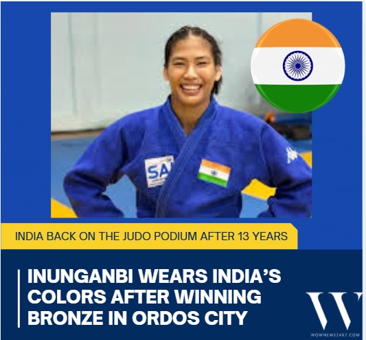 Bronze Breakthrough: Inunganbi Ends India’s 13-Year Judo Drought At Asian Championships