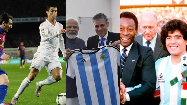 PM Modi Kicks Off Praise for Argentina’s Legends as ‘Greatest Footballers of All Time’