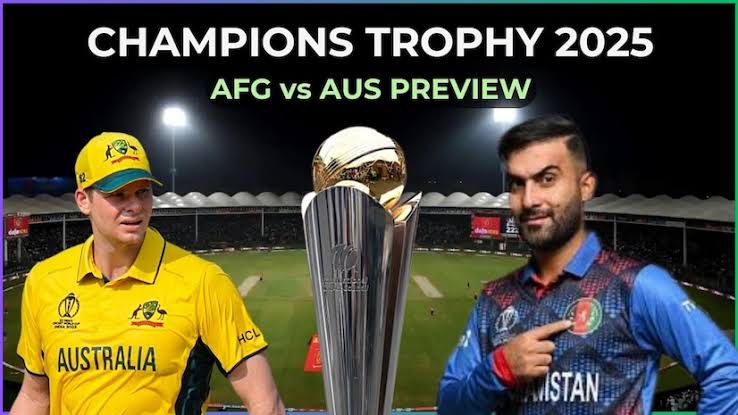 Afghanistan Opts to Bat First Against Australia in the 10th Match of Champions Trophy Clash