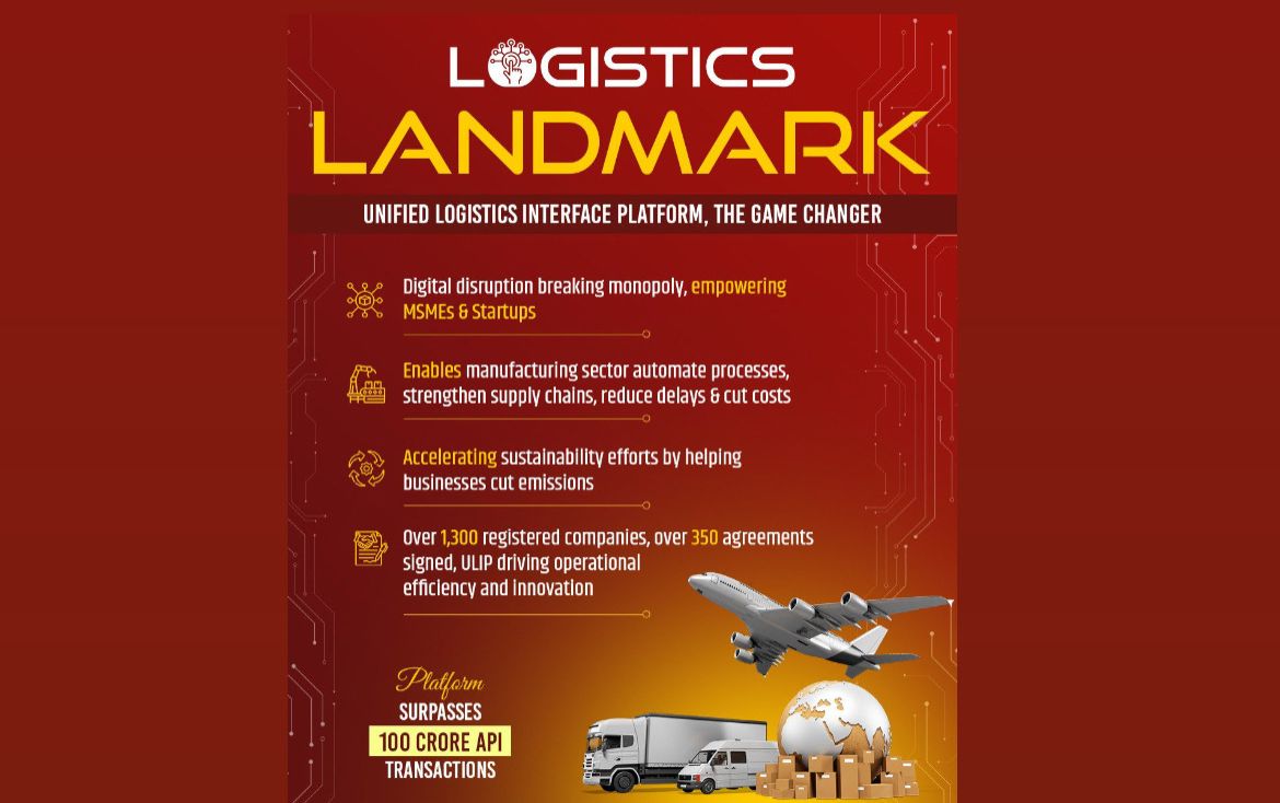 ULIP Hits 100 Crore API Transactions: Driving India’s Logistics into the Fast Lane