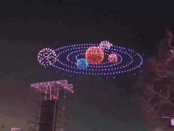 Drones Illuminate Ujjain Skies as Jal Ganga Sanvardhan Abhiyan Takes Flight