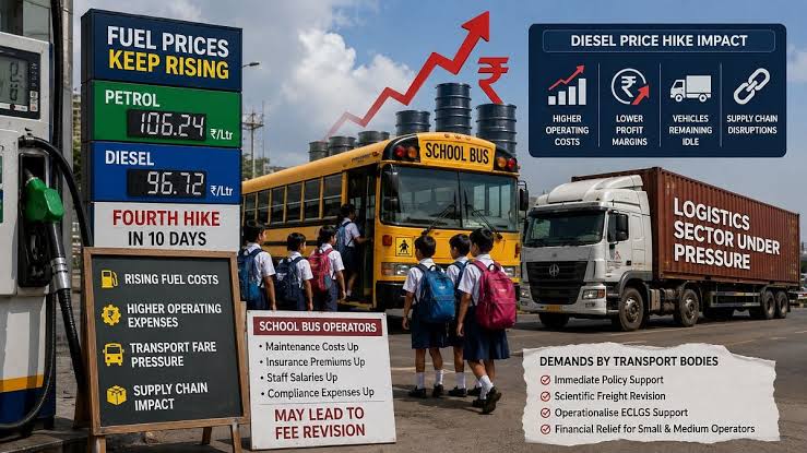 Maharashtra School Bus Fares Set to Rise 15% for New Academic Year