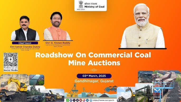 India Presses Ahead with Coal Mine Auctions via Gandhinagar Roadshow