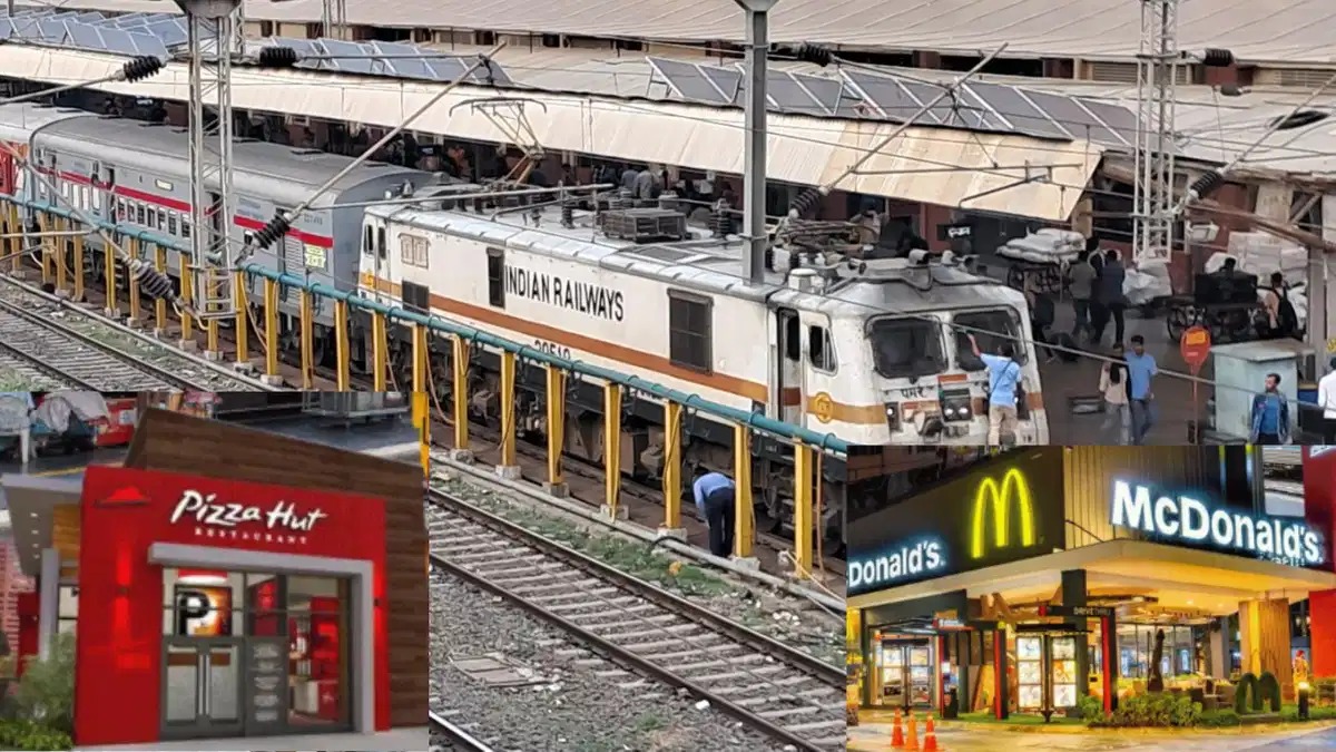 Indian Railways Opens Doors for Premium Food Chains Like McDonald’s and KFC at Stations with New E-Auction Policy
