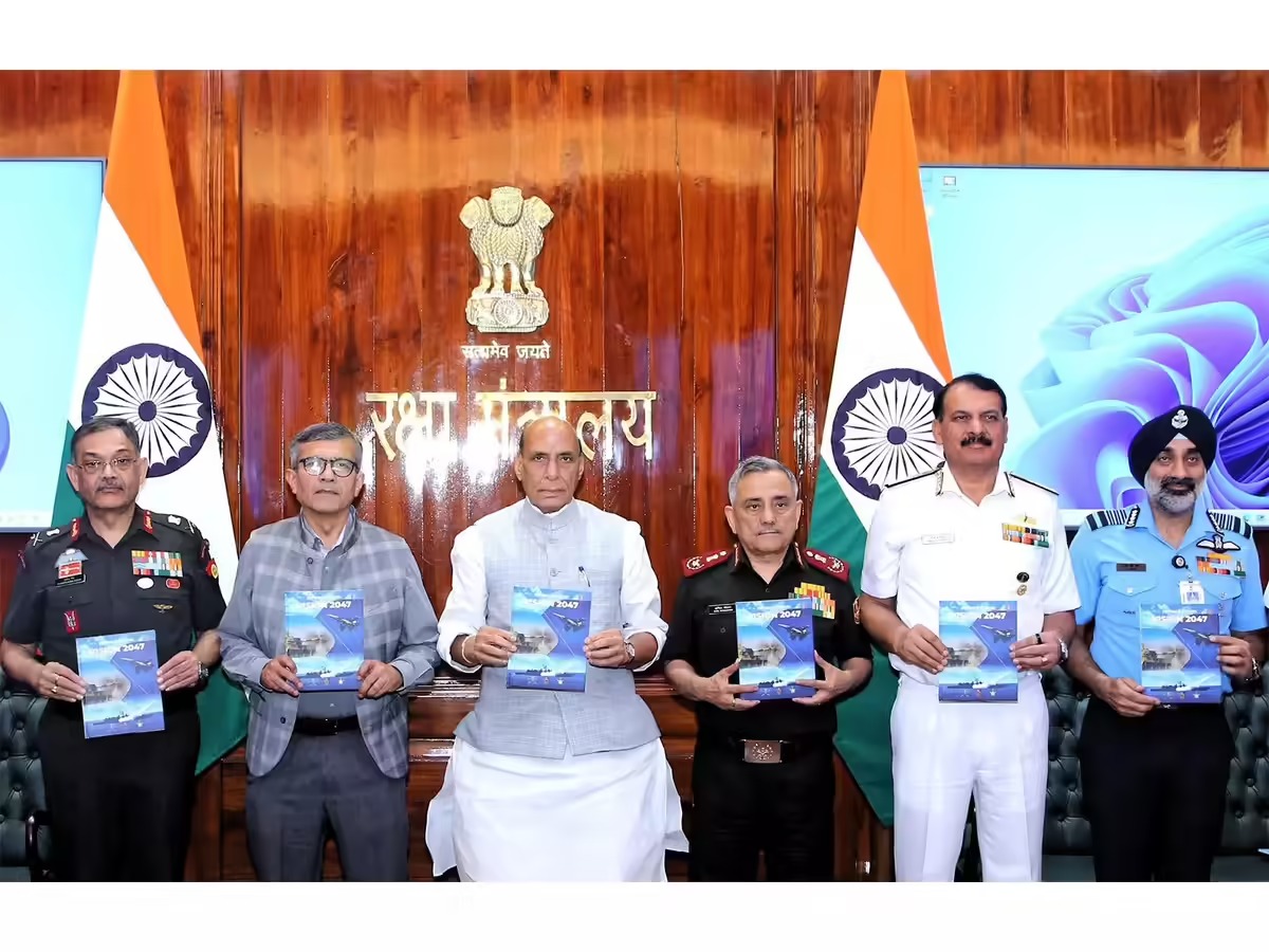 Rajnath Singh Unveils Defence Forces Vision 2047 Roadmap