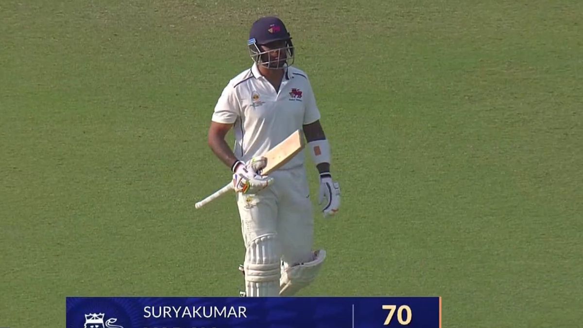 Suryakumar Yadav Shines with 70, Partners Rahane in Ranji Trophy Quarterfinal