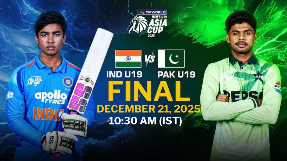 U19 Asia Cup 2025 Final: India vs Pakistan Set for Dubai Showdown