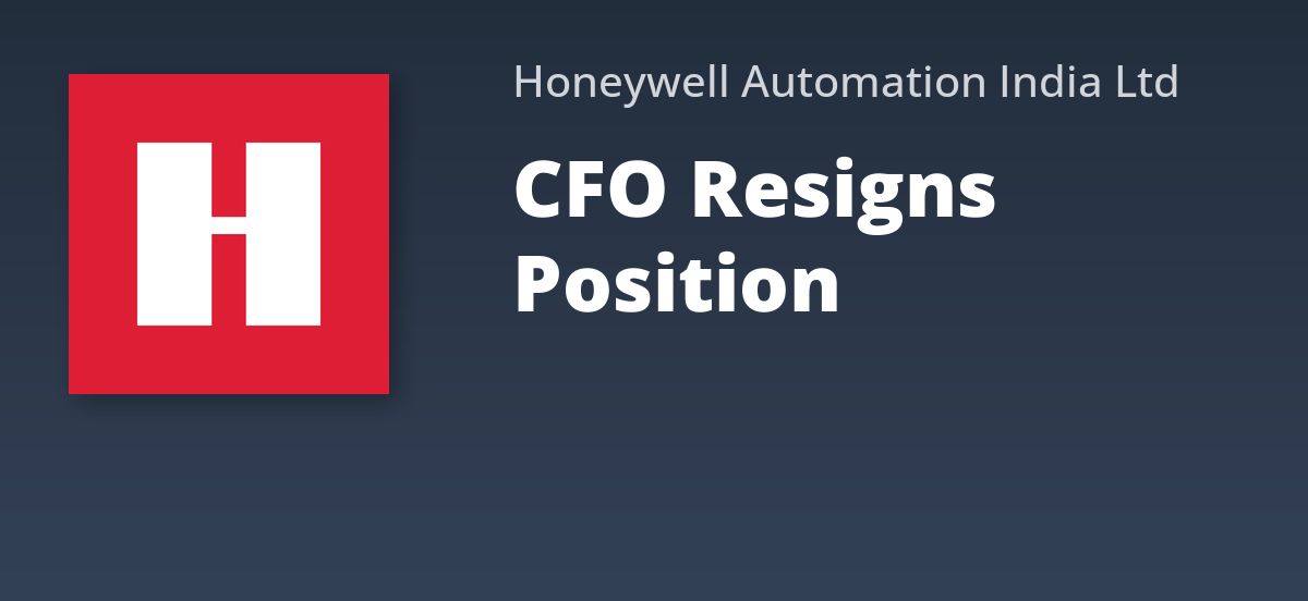 Honeywell Automation India CFO Pulkit Goyal Resigns; Effective April 30, 2026
