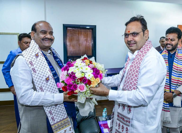 Om Birla And Rammohan Naidu Review Rajasthan’s Air Connectivity Expansion Plans