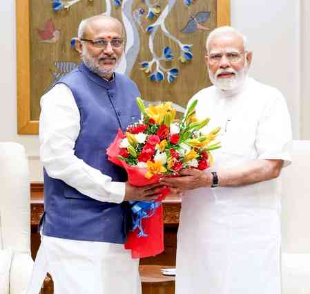 Radhakrishnan’s VP Journey Begins: NDA’s Chosen One Files with Modi’s Stamp of Approval