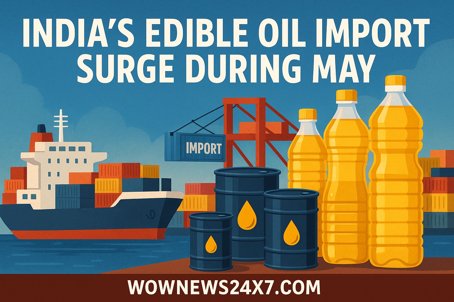 Cooking Up a Storm—India’s Edible Oil Imports Hit Half-Year High