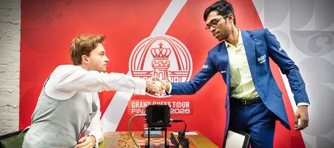 Praggnanandhaa Takes 9-3 Lead Against Keymer in GCT Finals