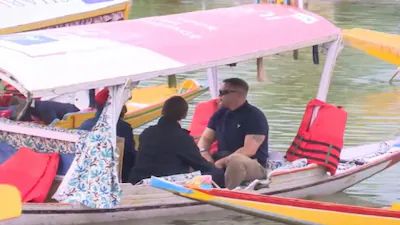 Cultural Current: US Ambassador Sergio Gor Explores Dal Lake and Nishat Crafts