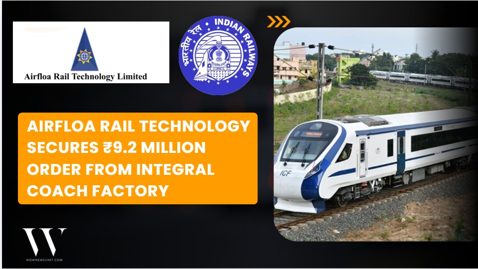 Airfloa Rail Technology Bags ₹9.2 Million Order From Integral Coach Factory Strengthening Rail Portfolio