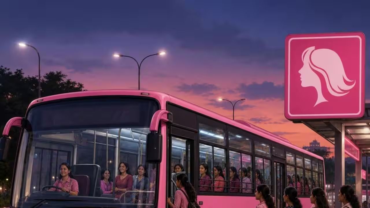 Kerala Rolls Out Women-Only Pink Bus Services