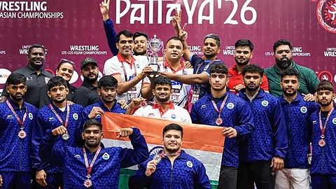India Wins 20 Medals at U-20 Asian Wrestling Championships