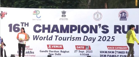 Running Through Heritage: Delhi’s 16th Champions Run Celebrates World Tourism Day