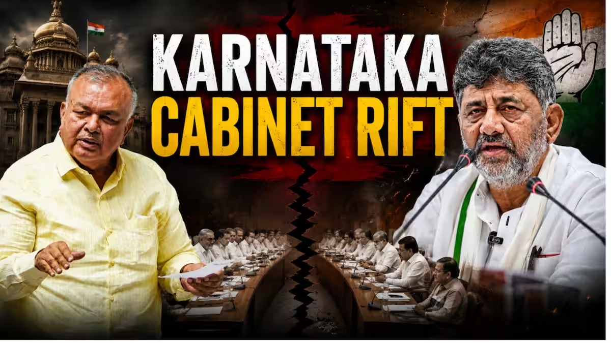 Cabinet Portfolio Rift Challenges New Karnataka CM D.K. Shivakumar