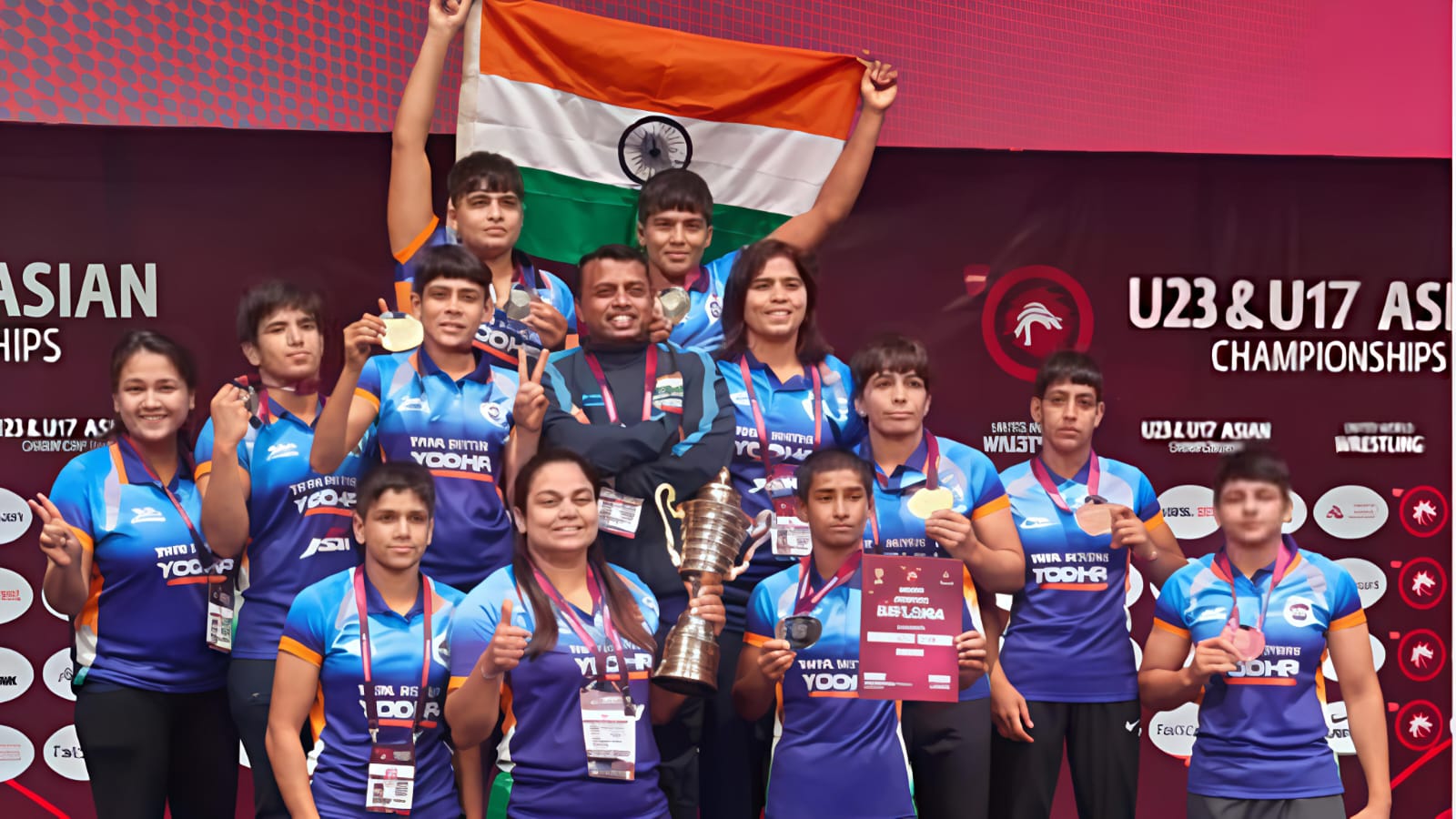 From Silver Linings to Golden Glory: Indian Women Wrestlers Rule the U23 Asian Arena