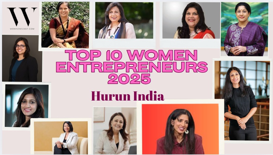 Top 10 Women Entrepreneurs in India, 2025: Hurun India Highlights Trailblazers of Wealth & Innovation