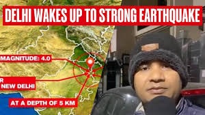 Powerful Tremors Shake Delhi-NCR as 4.0 Magnitude Earthquake Strikes
