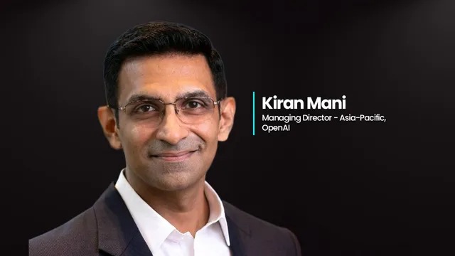 OpenAI Hires JioStar CEO Kiran Mani To Lead Asia-Pacific Operations