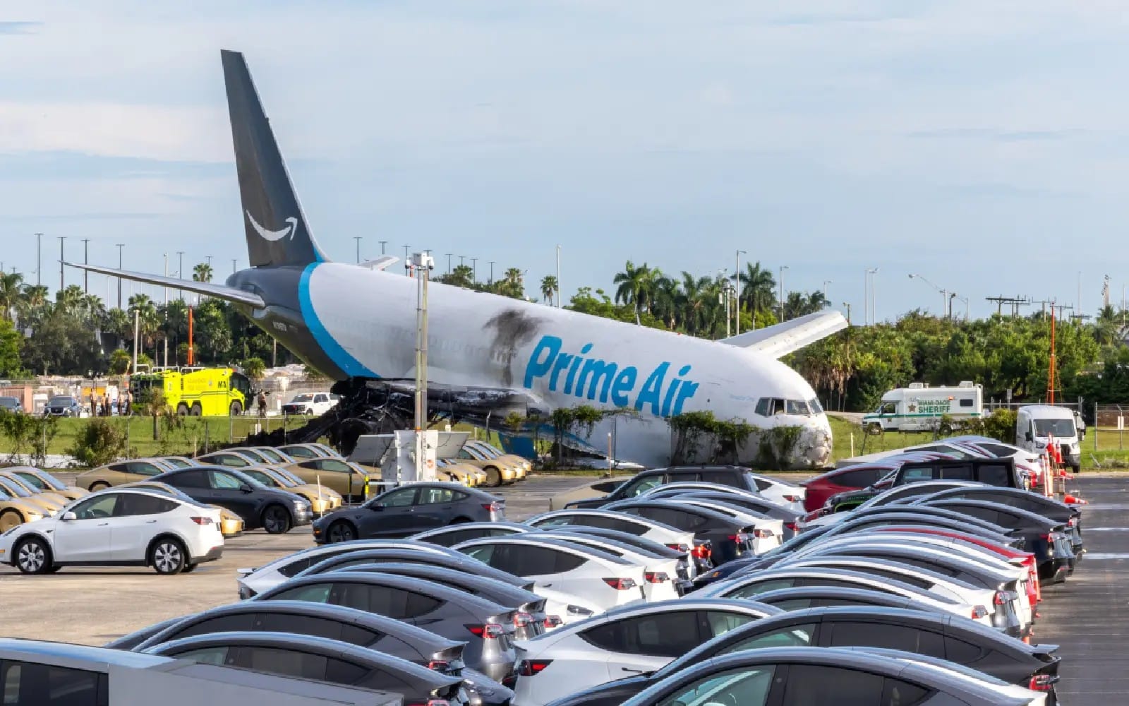 Amazon Cargo Jet Recovers Recorders After Miami Runway Crash