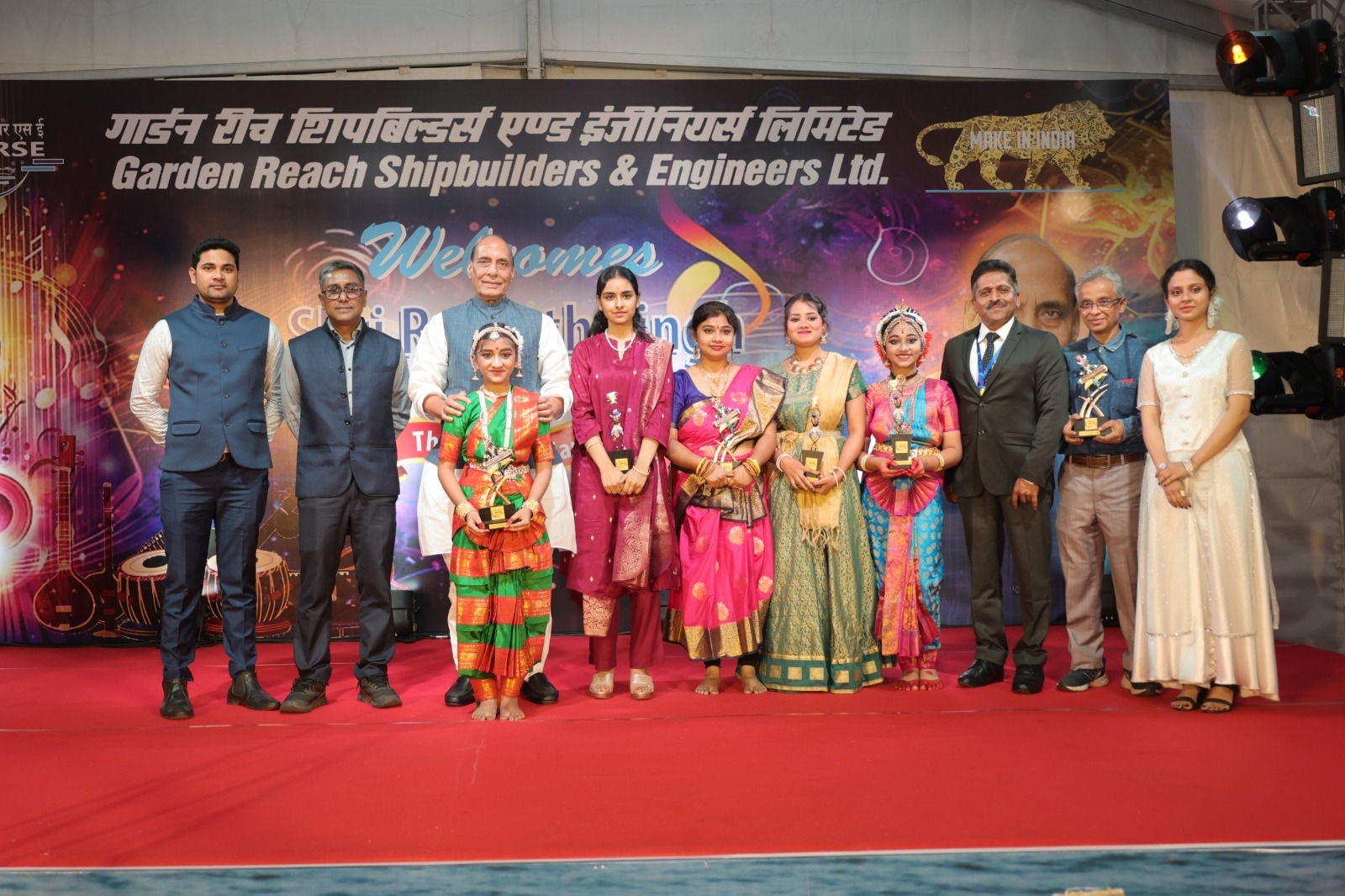From Combat Readiness to Cultural Harmony: Rajnath Singh Lauds GRSE’s All-Round Excellence