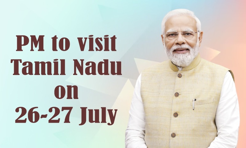 PM Modi’s Tamil Nadu Visit Unveils ₹4,800 Crore Development Push Across Sectors